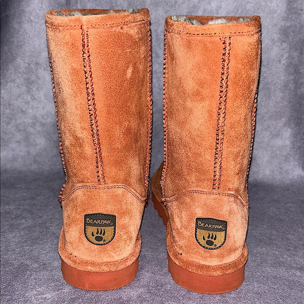 BEARPAW “Elle” Suede Short Boots with Wool Lining - Picture 3 of 12